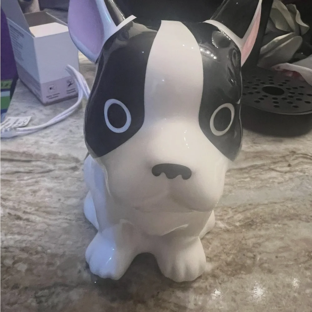 Charming Bulldog Night Light - Brown and White - Picture 2 of 2